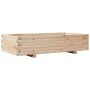 Jardinera de madera maciza de pino 110x60x26,5 cm by vidaXL, Pots and planters - Ref: Foro24-847348, Price: 109,49 €, Discoun...