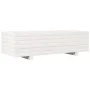 Massive Blumenkasten aus weißer Kiefer 90x40x26,5 cm von vidaXL, Töpfe und Pflanzgefäße - Ref: Foro24-847334, Preis: 80,02 €,...