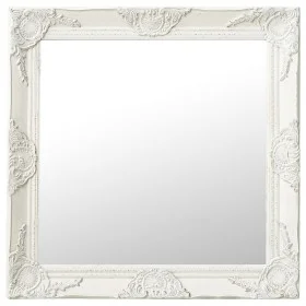 White baroque style wall mirror 60x60 cm by vidaXL, Mirrors - Ref: Foro24-320332, Price: 68,51 €, Discount: %