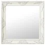 White baroque style wall mirror 60x60 cm by vidaXL, Mirrors - Ref: Foro24-320332, Price: 68,51 €, Discount: %
