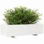 Massive Blumenkasten aus weißer Kiefer 90x40x26,5 cm von vidaXL, Töpfe und Pflanzgefäße - Ref: Foro24-847334, Preis: 80,02 €,...
