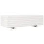 Massive Blumenkasten aus weißer Kiefer 90x40x26,5 cm von vidaXL, Töpfe und Pflanzgefäße - Ref: Foro24-847334, Preis: 80,02 €,...