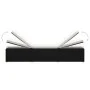 Tumbona de jardín con cojín y mesita ratán sintético negro by vidaXL, Loungers - Ref: Foro24-317111, Price: 165,90 €, Discoun...