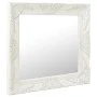 Weißer Wandspiegel im Barockstil 60x60 cm von vidaXL, Spiegel - Ref: Foro24-320332, Preis: 68,45 €, Rabatt: %