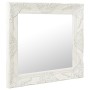 Weißer Wandspiegel im Barockstil 60x60 cm von vidaXL, Spiegel - Ref: Foro24-320332, Preis: 70,30 €, Rabatt: %