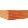 Jardinera de madera maciza pino marrón cera 60x60x23 cm by vidaXL, Pots and planters - Ref: Foro24-847190, Price: 74,92 €, Di...