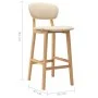 Taburetes de cocina 2 unidades tela color crema by vidaXL, Kitchen stools - Ref: Foro24-289369, Price: 174,03 €, Discount: %