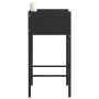 Küchenhocker mit 4 Stück schwarzen Kunststoff-Rattankissen. von vidaXL, Gartenstühle - Ref: Foro24-316676, Preis: 272,78 €, R...