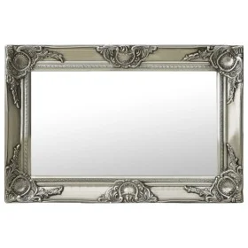 Silver baroque style wall mirror 60x40 cm by vidaXL, Mirrors - Ref: Foro24-320330, Price: 49,56 €, Discount: %