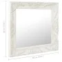 White baroque style wall mirror 60x60 cm by vidaXL, Mirrors - Ref: Foro24-320332, Price: 68,51 €, Discount: %