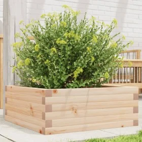 Solid pine wood planter 60x60x23 cm by vidaXL, Pots and planters - Ref: Foro24-847188, Price: 62,54 €, Discount: %