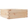 Jardinera de madera maciza de pino 60x60x23 cm de vidaXL, Maceteros y jardineras - Ref: Foro24-847188, Precio: 63,27 €, Descu...