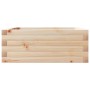 Jardinera de madera maciza de pino 60x60x23 cm de vidaXL, Maceteros y jardineras - Ref: Foro24-847188, Precio: 63,27 €, Descu...