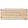 Jardinera de madera maciza de pino 60x60x23 cm de vidaXL, Maceteros y jardineras - Ref: Foro24-847188, Precio: 62,51 €, Descu...
