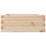 Pflanzgefäß aus massivem Kiefernholz, 60 x 60 x 23 cm von vidaXL, Töpfe und Pflanzgefäße - Ref: Foro24-847188, Preis: 63,32 €...