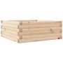 Jardinera de madera maciza de pino 60x60x23 cm de vidaXL, Maceteros y jardineras - Ref: Foro24-847188, Precio: 62,51 €, Descu...