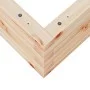 Jardinera de madera maciza de pino 60x60x23 cm de vidaXL, Maceteros y jardineras - Ref: Foro24-847188, Precio: 62,51 €, Descu...