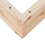 Pflanzgefäß aus massivem Kiefernholz, 60 x 60 x 23 cm von vidaXL, Töpfe und Pflanzgefäße - Ref: Foro24-847188, Preis: 63,32 €...