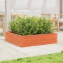 Jardinera de madera maciza pino marrón cera 90x90x23 cm de vidaXL, Maceteros y jardineras - Ref: Foro24-847205, Precio: 87,29 €