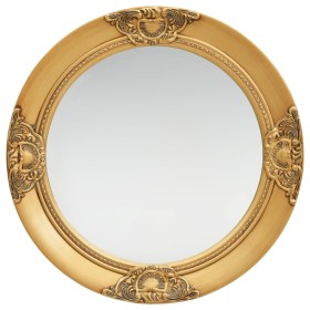 Goldener Wandspiegel im Barockstil 50 cm von vidaXL, Spiegel - Ref: Foro24-320345, Preis: 53,68 €, Rabatt: %