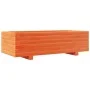Wax brown solid pine wood planter 90x40x26.5 cm by vidaXL, Pots and planters - Ref: Foro24-847335, Price: 79,99 €, Discount: %