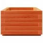 Wax brown solid pine wood planter 90x40x26.5 cm by vidaXL, Pots and planters - Ref: Foro24-847335, Price: 79,99 €, Discount: %