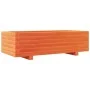 Wax brown solid pine wood planter 90x40x26.5 cm by vidaXL, Pots and planters - Ref: Foro24-847335, Price: 79,99 €, Discount: %