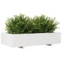 Solid white pine wood planter 110x60x26.5 cm by vidaXL, Pots and planters - Ref: Foro24-847349, Price: 108,44 €, Discount: %