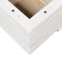 Solid white pine wood planter 110x60x26.5 cm by vidaXL, Pots and planters - Ref: Foro24-847349, Price: 107,39 €, Discount: %