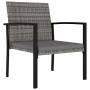 Garden dining chairs 4 units gray synthetic rattan by vidaXL, Garden chairs - Ref: Foro24-317173, Price: 138,10 €, Discount: %