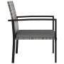 Garden dining chairs 4 units gray synthetic rattan by vidaXL, Garden chairs - Ref: Foro24-317173, Price: 138,10 €, Discount: %