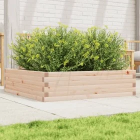 Pflanzgefäß aus massivem Kiefernholz, 90 x 90 x 23 cm von vidaXL, Töpfe und Pflanzgefäße - Ref: Foro24-847203, Preis: 72,75 €...