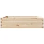 Jardinera de madera maciza de pino 90x90x23 cm de vidaXL, Maceteros y jardineras - Ref: Foro24-847203, Precio: 65,49 €, Descu...
