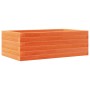 Jardinera de madera maciza pino marrón cera 70x40x23 cm de vidaXL, Maceteros y jardineras - Ref: Foro24-847220, Precio: 56,71...