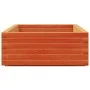 Solid wax brown pine wood planter 110x60x26.5 cm by vidaXL, Pots and planters - Ref: Foro24-847350, Price: 107,09 €, Discount: %