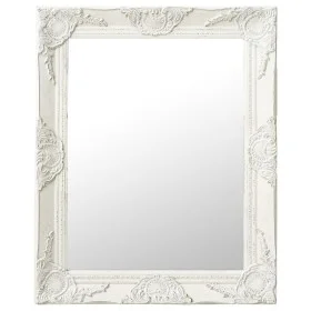 Baroque style white wall mirror 50x60 cm by vidaXL, Mirrors - Ref: Foro24-320316, Price: 52,31 €, Discount: %