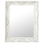 Weißer Wandspiegel im Barockstil 50x60 cm von vidaXL, Spiegel - Ref: Foro24-320316, Preis: 53,31 €, Rabatt: %