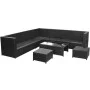 8-piece garden sofa set and black synthetic rattan cushions by vidaXL, Garden sets - Ref: Foro24-42993, Price: 689,97 €, Disc...