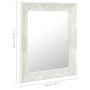 Weißer Wandspiegel im Barockstil 50x60 cm von vidaXL, Spiegel - Ref: Foro24-320316, Preis: 53,31 €, Rabatt: %