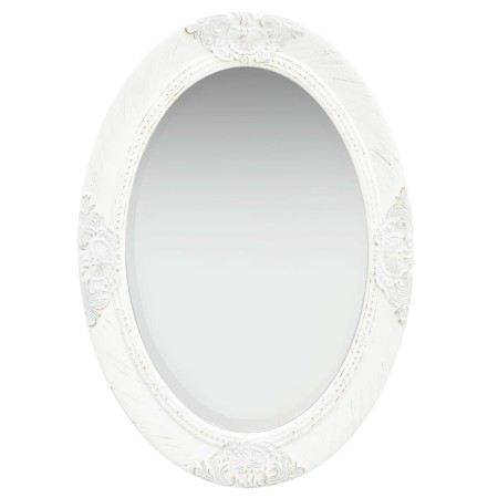 Weißer Wandspiegel im Barockstil 50x70 cm von vidaXL, Spiegel - Ref: Foro24-320352, Preis: 57,03 €, Rabatt: %
