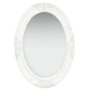 White baroque style wall mirror 50x70 cm by vidaXL, Mirrors - Ref: Foro24-320352, Price: 60,42 €, Discount: %