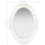 White baroque style wall mirror 50x70 cm by vidaXL, Mirrors - Ref: Foro24-320352, Price: 60,42 €, Discount: %