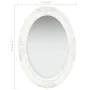 White baroque style wall mirror 50x70 cm by vidaXL, Mirrors - Ref: Foro24-320352, Price: 55,58 €, Discount: %