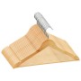 20-teiliges rutschfestes Kleiderbügel-Set aus Hartholz von vidaXL, Kleiderbügel - Ref: Foro24-289911, Preis: 35,22 €, Rabatt: %