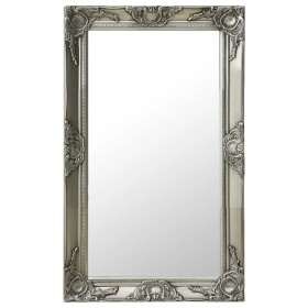 Silberner Wandspiegel im Barockstil 50x80 cm von vidaXL, Spiegel - Ref: Foro24-320322, Preis: 64,43 €, Rabatt: %