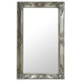 Silver baroque style wall mirror 50x80 cm by vidaXL, Mirrors - Ref: Foro24-320322, Price: 64,43 €, Discount: %