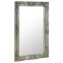 Espejo de pared estilo barroco plateado 50x80 cm de vidaXL, Espejos - Ref: Foro24-320322, Precio: 63,15 €, Descuento: %