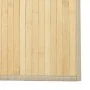 Alfombra rectangular bambú color natural claro 60x1000 cm by vidaXL, Rugs - Ref: Foro24-376861, Price: 61,52 €, Discount: %