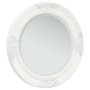 Weißer Wandspiegel im Barockstil 50 cm von vidaXL, Spiegel - Ref: Foro24-320344, Preis: 57,57 €, Rabatt: %