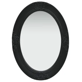 Black baroque style wall mirror 50x70 cm by vidaXL, Mirrors - Ref: Foro24-320355, Price: 48,36 €, Discount: %